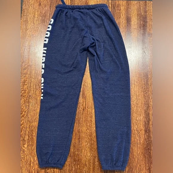 NWOT Spiritual Gangster Good Vibes Only Sweatpants Extra Small Mandala Design - Picture 2 of 16